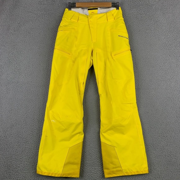 KJUS Pants - KJUS Revolution Pants Womens Actual 29 Yellow Thinsulate Flex Dermizax EV Snow